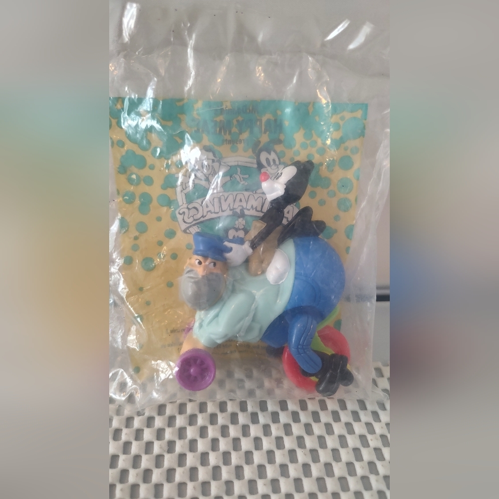 Yakko Ridin' Ralph 1993 McDonald's Happy Meal Toy Animaniacs NWT